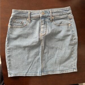 Mossimo Supply Co. Light Blue Denim Mini Skirt